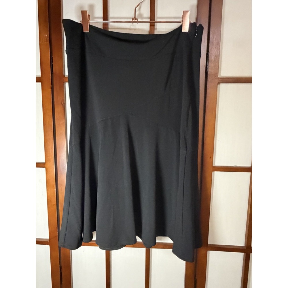 Merona Y2K Low Rise Asymmetrical Black A-line Skirt M Fairy WhimsiGoth Twee 90s